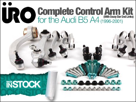 16+ 2001 Audi A4 Control Arm Kit