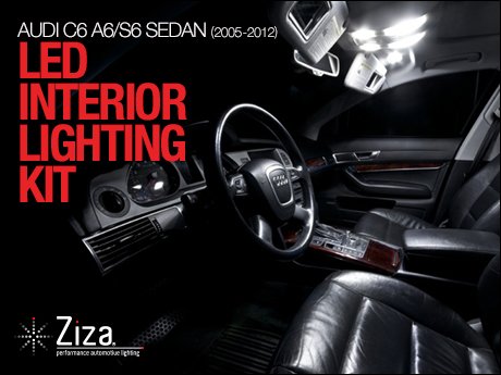 Ecs News Audi C6 A6 S6 Sedan Led Interior Lighting Kits