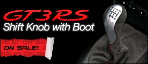 Porsche GT3RS Shift Knob With Boot