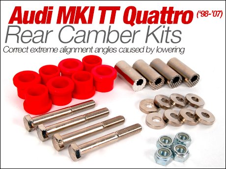 ECS News - Audi MKI TT Quattro Rear Camber Kits