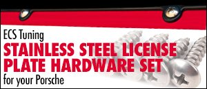 ECS Tuning Stainless Steel License Plate Hardware Sets