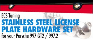 ECS Tuning Stainless Steel License Plate Hardware Sets