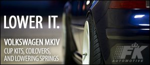 Volkswagen MKIV Suspension Lowering Kits From FK