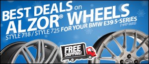 BMW E39 5-Series Alzor Wheels Styles 718 & 725