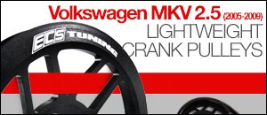 Volkswagen MKV 2.5 Lightweight Crank Pulleys