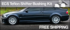 BMW E46 M3 ECS Teflon Shifter Bushing Kit