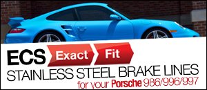 Porsche 986/996/997 ECS Exact-Fit Brake Lines