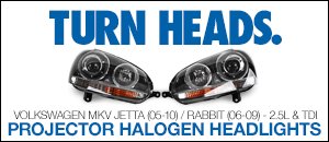 MKV Jetta/Rabbit Projector Halogen Headlights