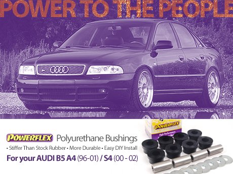 Powerflex Audi A4 / S4 / A5 / S5 / RS5 / A8 Front Upper Control Arm Bushings