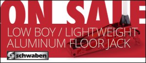 The Schwaben Low Boy - Lightweight Aluminum Floor Jack