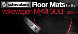 Volkswagen MKVI Golf Schwaben Floor Mats