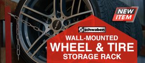 Wall-Mounted Wheel Storage Rack From Schwaben