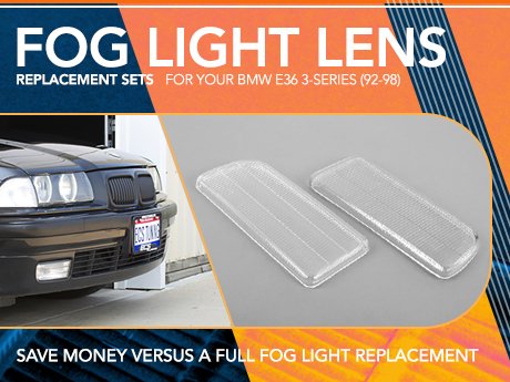 bmw fog light lens replacement