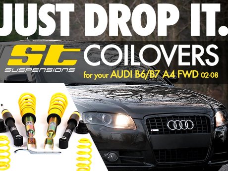 VOGTLAND HEIGHT ADJUSTABLE COILOVER KIT AUDI B6-B7 FWD ONLY NON-DAMPING