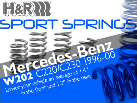 ECS News - Mercedes-Benz W202 C-Class H&R Sport Springs