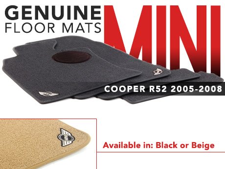 Ecs News Genuine Mini Cooper R52 Carpeted Floor Mats