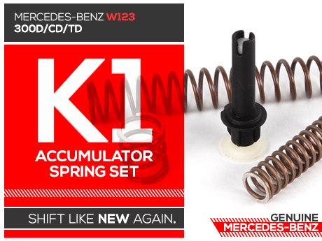 thumbnail image 2 of Genuine Mercedes Transmission Spring Kit – K1 Accumulator Fix For 2nd-3rd Gear Flare (1262704477) 2 of 5
