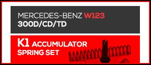 Mercedes-Benz W123 K1 Accumulator Spring Set