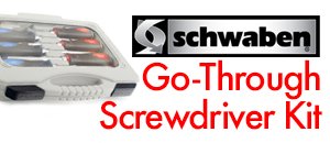 Schwaben Go-Through Screwdriver Kit