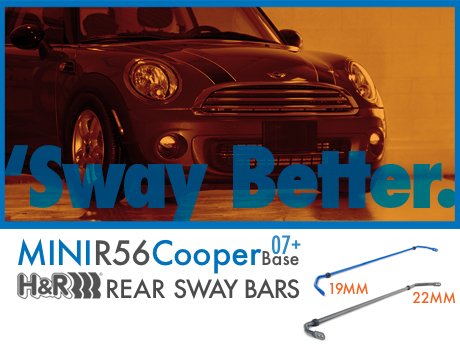 ECS News - MINI R56 Cooper Base H&R Rear Sway Bars