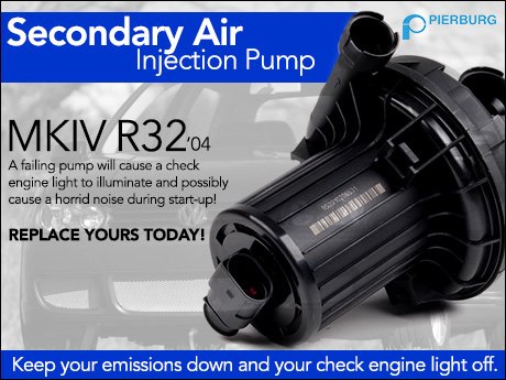 ECS News - VW MKIV R32 Secondary Air Injection Pump