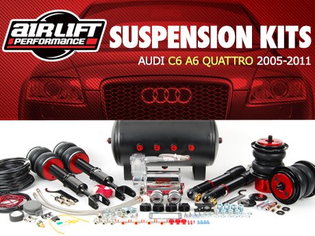 ECS News - Audi C6 A6 Quattro Airlift Performance Suspension Kits