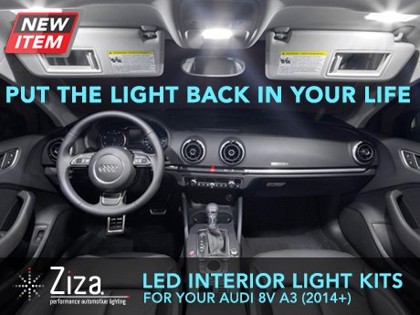 Ecs News Audi 8v A3 Ziza Interior Led Lighting Kits