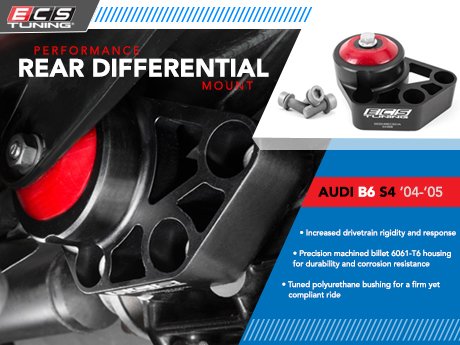 ECS News - Audi B6 S4 ECS Performance Rear Differential Mount