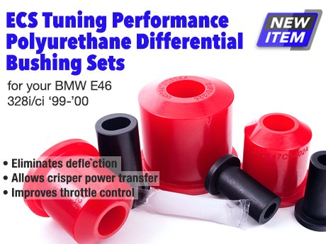 ECS News - BMW E46 328i/ci ECS Performance Poly Diff Bushings