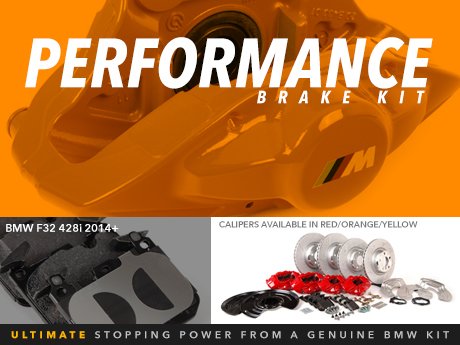 ECS News - BMW F32 428i Performance Brake Kit