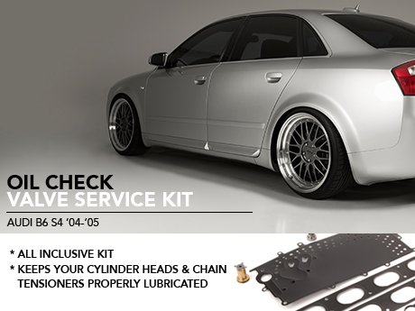 ECS News - Audi B6 S4 Oil Check Valve Service Kit
