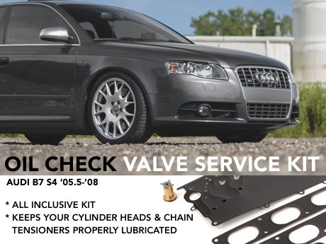 ECS News - Audi B7 S4 Oil Check Valve Service Kit