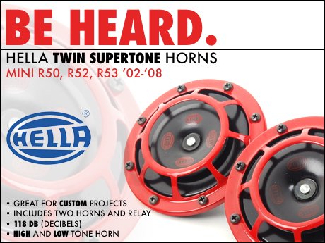 ECS News - R50 R52 R53 MINI Hella Twin Supertone Horns