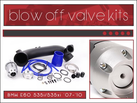 ECS News - BMW E60/61 535i/xi Blow Off Valve Kits