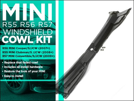 Optimized Fitment Windshield Wiper Cowl Seal For For MINI R55 R57 2Pcs