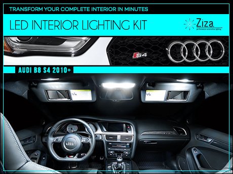 Ecs News Audi B8 S4 Ziza Led Interior Lighting Kits