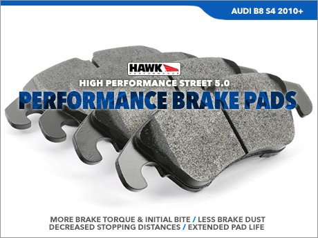 Hawk 16-17 Audi A6 HPS 5.0 Front Brake Pads