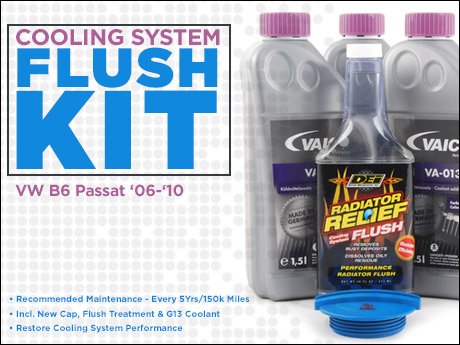ECS News - VW B6 Passat Cooling System Flush Kit