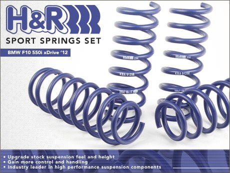 ECS News - BMW F10 550i xDrive H&R Sport Springs