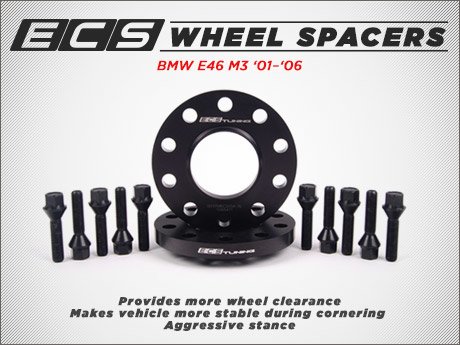 ECS News - BMW E46 M3 ECS Wheel Spacers