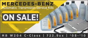 Mercedes-Benz W204 C-Class Auto Trans Service Kits