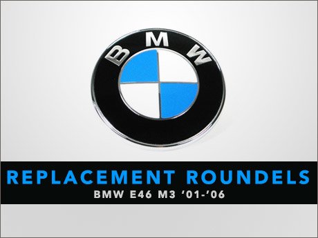 For BMW GENUINE E46 M3 Coupe Convertible 01-06 Trunk Lid Emblem /"M3/"