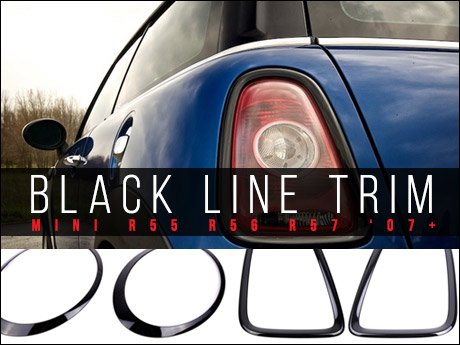 mini cooper black trim kit