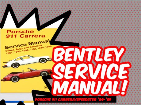 bentley porsche 911 service manual