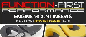 Porsche 987 Function-First Engine Mount Inserts