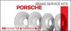 Porsche 987 Boxster/Cayman S Brake Service Kits
