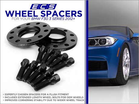 ECS News - BMW F30 3 Series ECS Tuning Wheel Spacer Kits