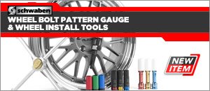 Schwaben Wheel Bolt Pattern Gauge & Installation Tools