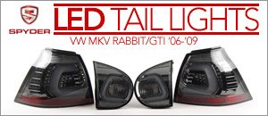 VW MKV Rabbit/GTI Spyder LED Tail Light Sets
