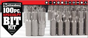 Schwaben 100pc. Specialty Bit Kit